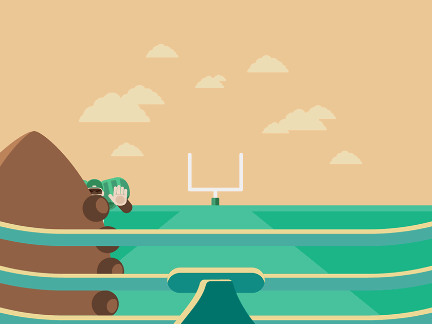 Running Back Football GIF by Crispe