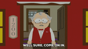 old person waving GIF by South Park 
