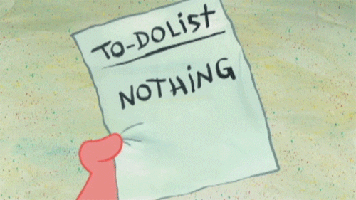 To Do List Nothing GIF