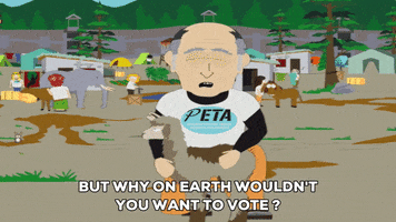 vote peta GIF by South Park 