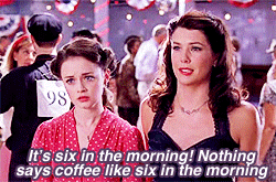 kellylawler coffee gilmore girls GIF