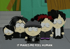 goth kids omg GIF by South Park 