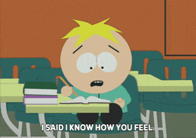 butters stotch hatred GIF by South Park 