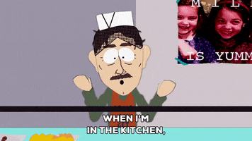 mad kitchen GIF by South Park 