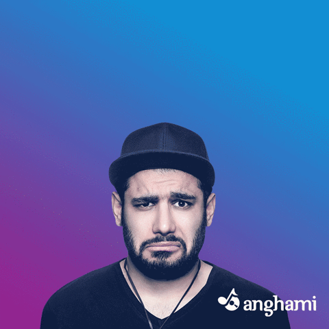 Anghami music headphones GIF