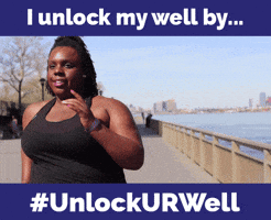 unlockurwell running run mental health jogging GIF