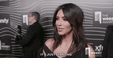 Starting Kim Kardashian GIF by The Webby Awards