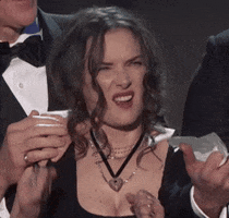 Excited Winona Ryder GIF by reactionseditor