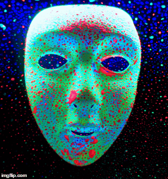 tribal masks GIF
