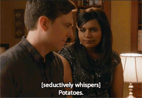 cwlkr mindy kaling potatoes the mindy project mindy lahiri GIF