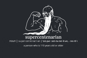 supercentenarian GIF by merriam-webster