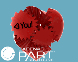 3ddud3 heart 3d gear cad GIF