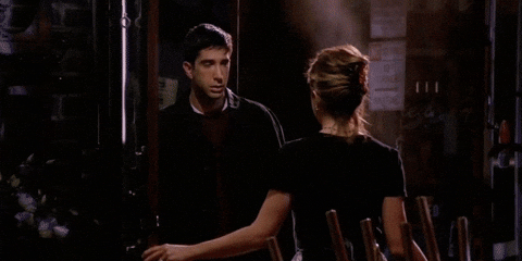 ross and rachel friends GIF