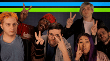 Wes Johnson Peace GIF by Smosh Games