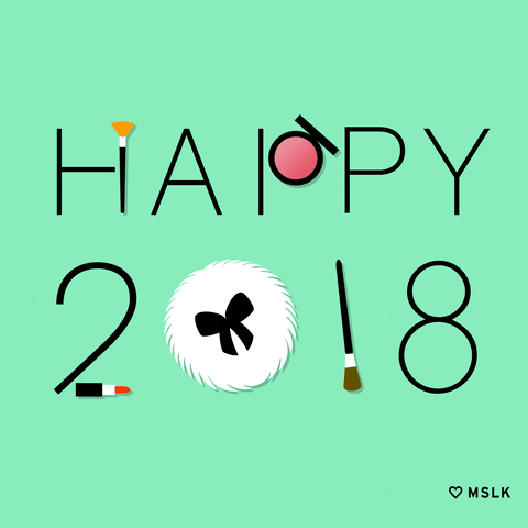 happy new year beauty GIF by MSLK Design