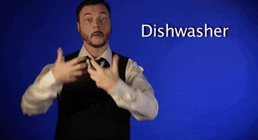 sign language dishwasher GIF by Sign with Robert