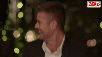 excited pete evans GIF by My Kitchen Rules