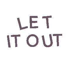 Letitoutpodcast Sticker by Katie Dalebout LLC