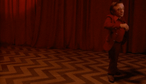  dancing twin peaks black lodge little man from another place GIF
