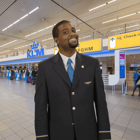 Royal Dutch Airlines Yes GIF by KLM