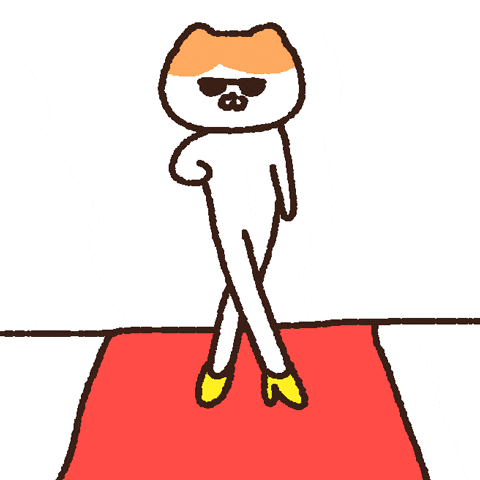Cat Walking GIF by LINE FRIENDS