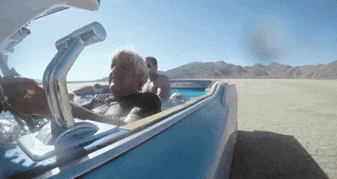 driving swimming pool GIF by Jay Leno's Garage
