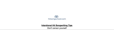 Hitsongwritingtips Songwritingtips GIF