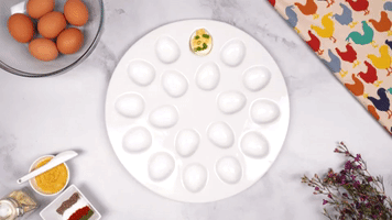 Deviled Eggs Breakfast GIF by evite