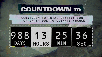 Climate Change Countdown GIF by VICE LIVE - Find & Share on GIPHY