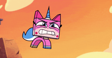 angry cat GIF by LEGO