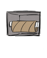toilet paper help GIF