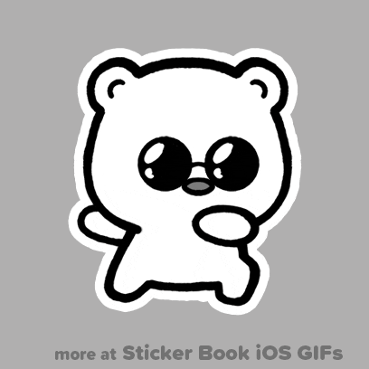 Polar Bear Dancing GIF by Sticker Book iOS GIFs