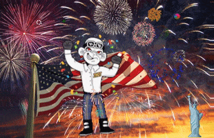 Independence Day Usa GIF by Zhot Shop