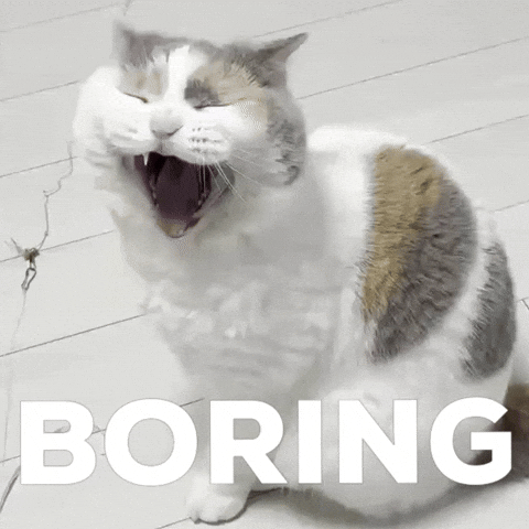 고양이 하품 GIF