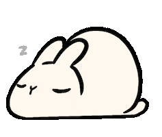Sleepy Sticker by bunny_is_moving