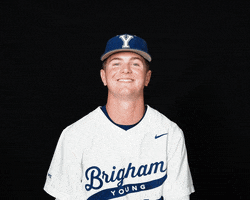 Wink Smile GIF by BYU Cougars