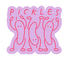 Hungry Vegan Sticker by CiaoPickles