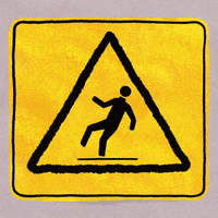 danger sign gif