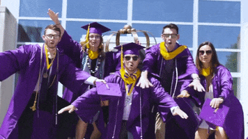 Graduation Commencement GIF by James Madison University