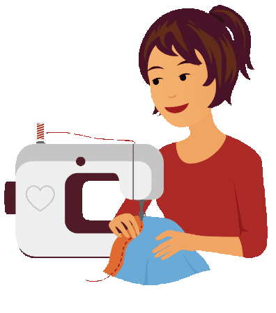 Sew Sewing Machine Sticker by Pattydoo