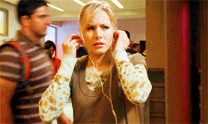 Freelancing Kristen Bell GIF