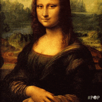 Mona Lisa Reaction GIF by GoPop