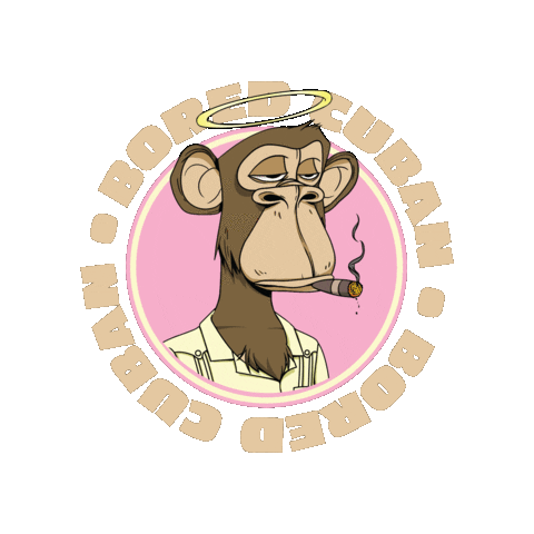 Bored Cuban Sticker