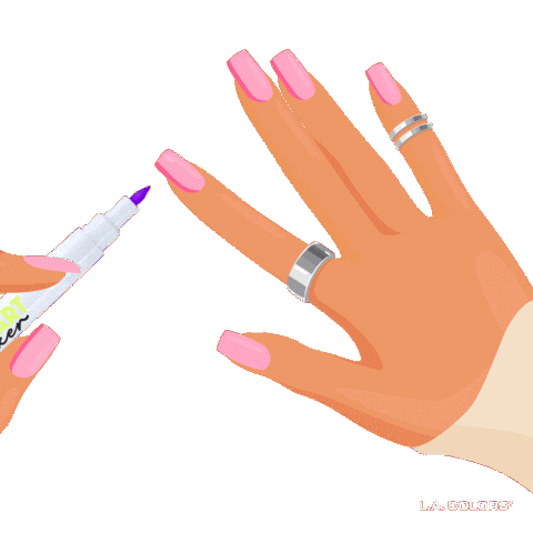 Nails Nail Art Sticker by L.A. COLORS Cosmetics