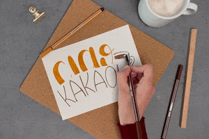 Lettering Ciao GIF by STABILO