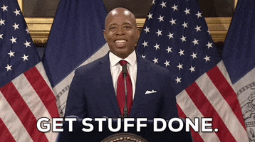 Nyc Mayor Get Stuff Done GIF by GIPHY News
