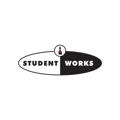 Student Works Program Sticker