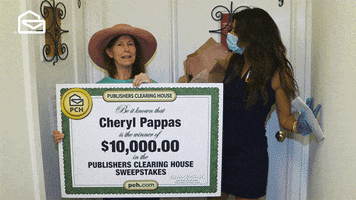 Happy Cheers GIF by Publishers Clearing House