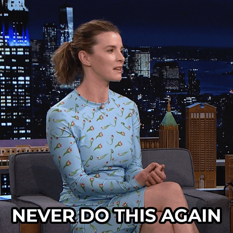 Betty Gilpin Reaction GIF by The Tonight Show Starring Jimmy Fallon
