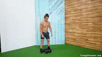 Dual Db Sumo Squat GIF